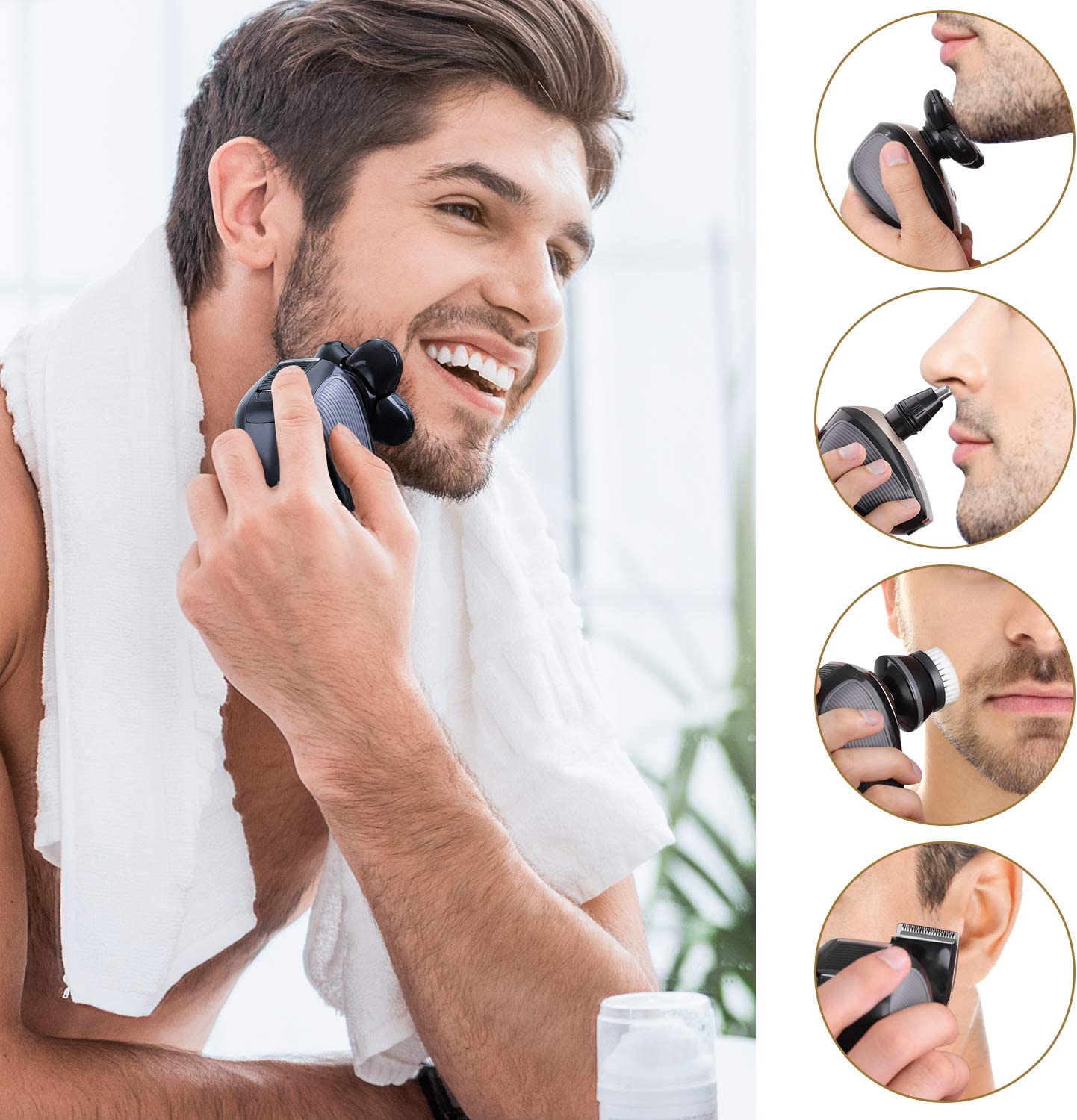 Alpha Pro™ 5 in 1 Skull Shaver Kit